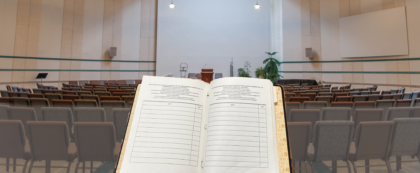 New membership signing book